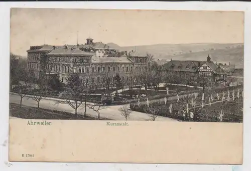 5483 BAD NEUENAHR - AHRWEILER - Kuranstalt Ahrweiler, ca. 1905, ungeteilte Rückseite