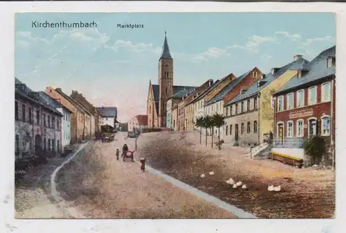 8575 KIRCHENTHUMBACH, Marktplatz, 1926, Druckstelle