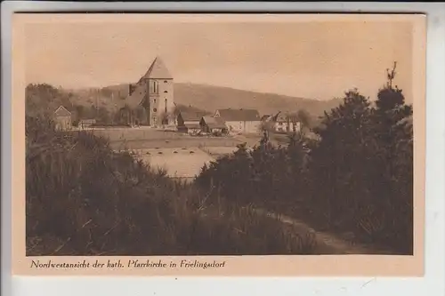 5253 LINDLAR - FRIELINGSDORF, Nordwestansicht der kath. Pfarrkirche