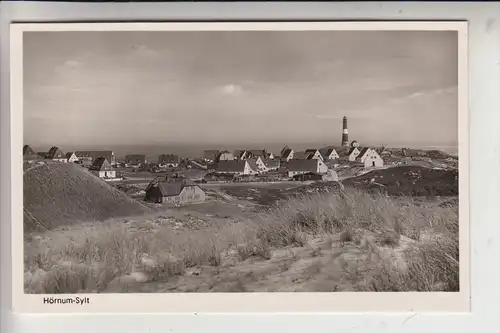 2284 HÖRNUM / Sylt, Ortsansicht mit Leuchtturm, 1951