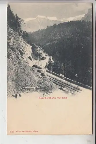 CH 6000 LUZERN LU, Luzern - Stans, Engelbergbahn, Schmalspurbahn, frühe Karte - ungeteilte Rückseite