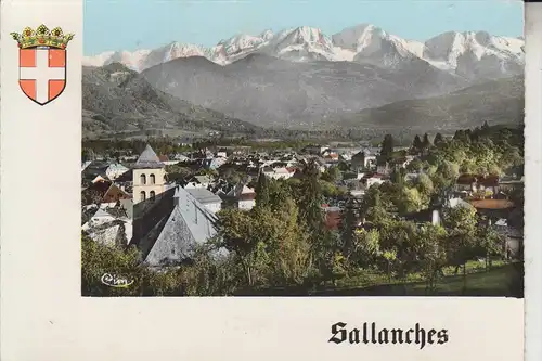 F 74700 SALLANCHES, Vue generale, CPSM, CIM-Macon