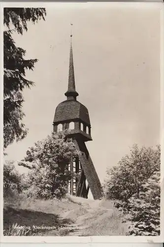 S 55189 JÖNKÖPING, Klockstapeln i Stadsparken, 1959, kl. Druckstelle