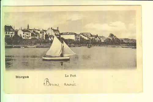CH 1110 MORGES, Le Port, 1905