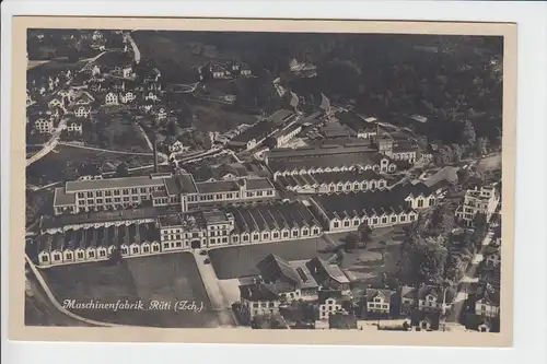 CH 8630 RÜTI, Maschinenfabrik, Flugaufnahme