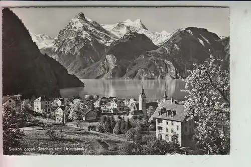 CH 6452 SISIKON UR, Ortsansicht, 1955