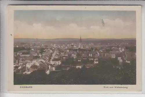 5200 SIEGBURG, Blick vom Michaelsberg, 1919, COLOR