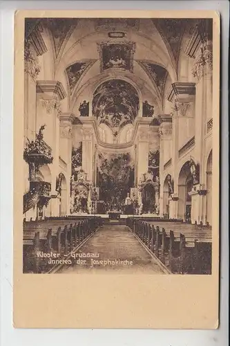 NIEDER-SCHLESIEN -GRÜSSAU / KRZESZOW (Landeshut), Josephskirche