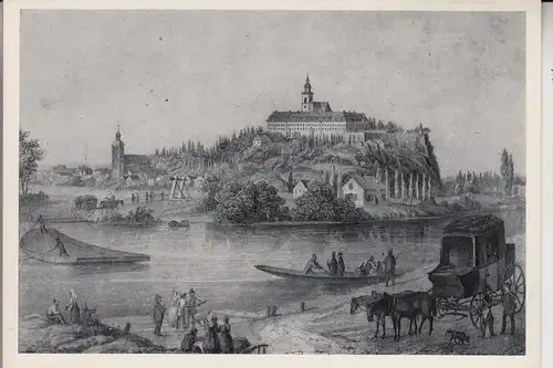 5200 SIEGBURG, Historische Ansicht von Südwesten, nach A.Wirtzfeld 1860