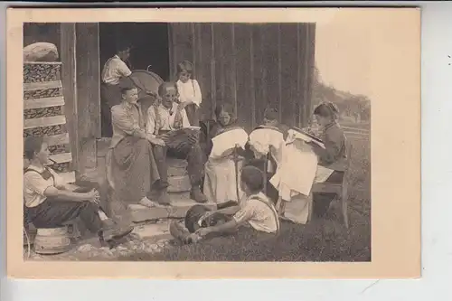 CH 9050 APPENZELL, Appenzeller Volksleben, Sticken & Zeichnen