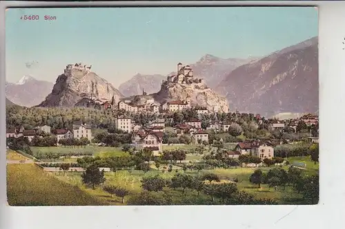 CH 1950 SION, Ortsansicht / Photoglob-Zürich