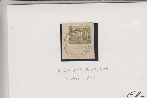 BERLIN 123 Jagdschloss Grunewald auf Briefstück