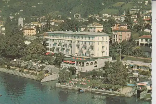 CH 6600 LOCARNO TI, Hotel Reber au Lac, Flugaufnahme 1963