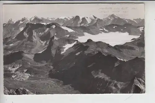 CH 3775 LENK, Blick vom Wildhorn auf Eiger, Mönch, Jungfrau, Wikdstrubel, Rawilpass