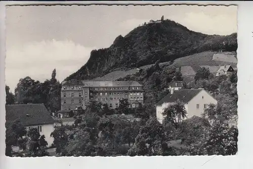 5340 BAD HONNEF - RHÖNDORF, Kath. Mütterheim mit Blick auf den Drachenfels 1954