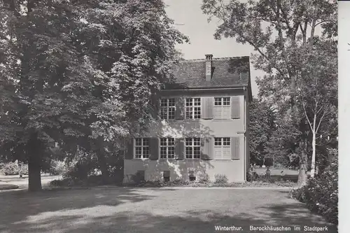 CH 8400 WINTERTHUR, Barockhäuschen im Stadtpark, Werbe-Stempel Internationale Briefwoche 1958, Brieftaube