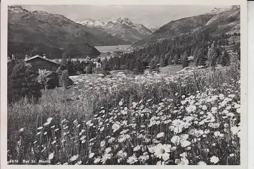CH 7500 SANKT MORITZ, "Bei Sankt Moritz" 1953