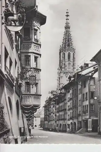 CH 3000 BERN, Kesslergasse mit Münster