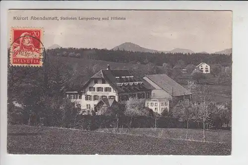 CH 4432 LAMPENSBERG, Kurort Abendsmatt 1910, Verlag: Metz-Basel
