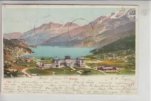 CH 7605 MALOJA GR, Ortsansicht, 1903