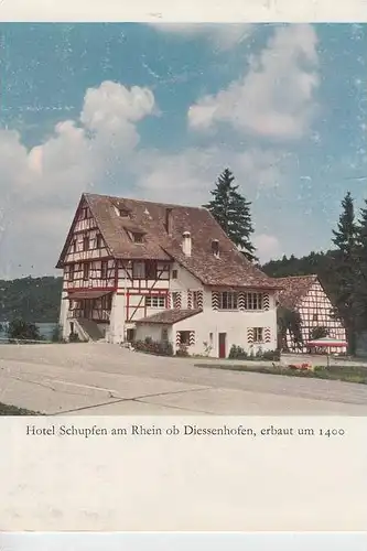 CH 8253 DIESSENHOFEN, Hotel Schupfen 1960