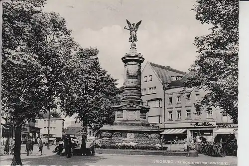 5200 SIEGBURG, Kriegerdenkmal am Markt
