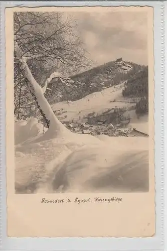 NIEDERSCHLESIEN - HERMSDORF am Kynast, Ortsansicht 1936, Briefmarke fehlt