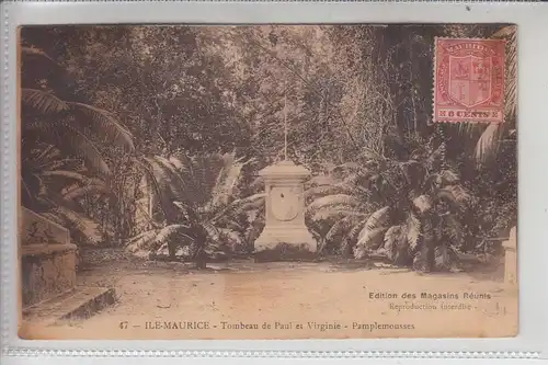 MAURITIUS, Tombeau de Paul & Virginie, Pampelmousses 1921