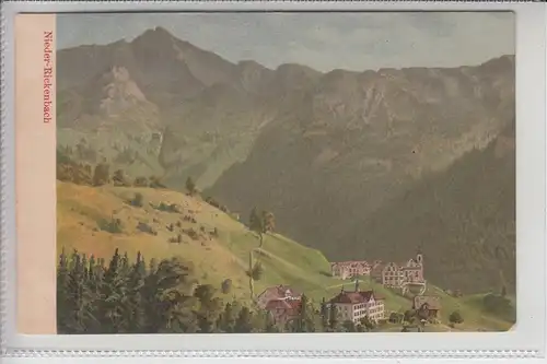 CH 6370 OBERDORF - NIEDERRICKENBACH NW, frühe Karte - ungeteilte Rückseite