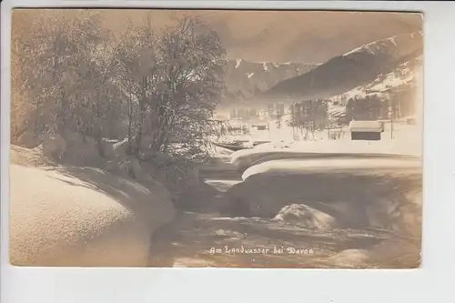 CH 7260 DAVOS, Am Landwasser bei Davos 1931