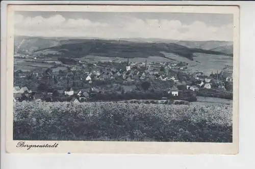 5275 BERGNEUSTADT, Blick über den Ort, 1942, Feldpost 2.Weltkrieg