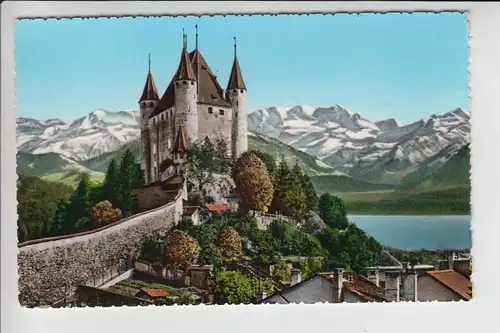 CH 3600 THUN, Schloss Thun mit Blümlisalp