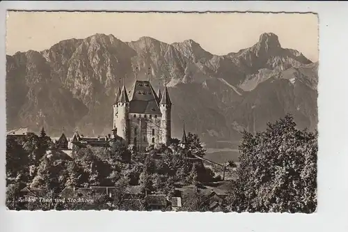 CH 3600 THUN, Schloss Thun & Stockhorn, 1953, Briefmarke fehlt