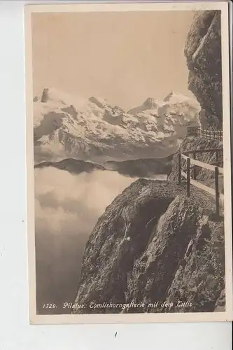 CH 6000 LUZERN LU, Pilatus, Tomlishorngallerie mit dem Tillis 1928