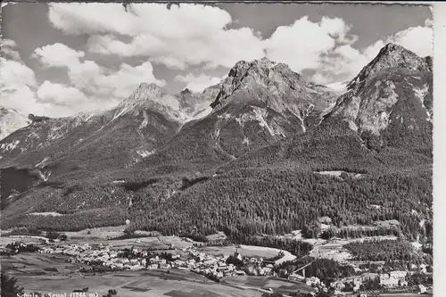 CH 7550 SCUOL / SCHULS, Ortsansicht , kl.Einriss