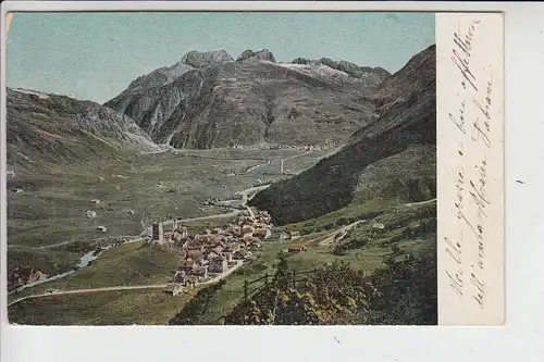 CH 6493 HOSPENTHAL, 1906, kl. Druckstelle