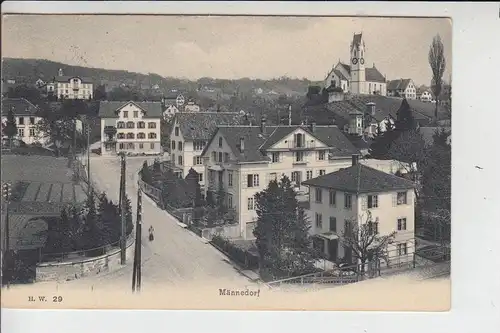 CH 8708 MÄNNEDORF, 1923, Ortsansicht