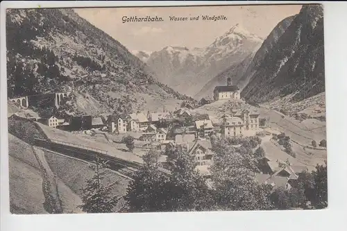 CH 6484 WASSEN & WINDGÄLLE, Gotthardbahn