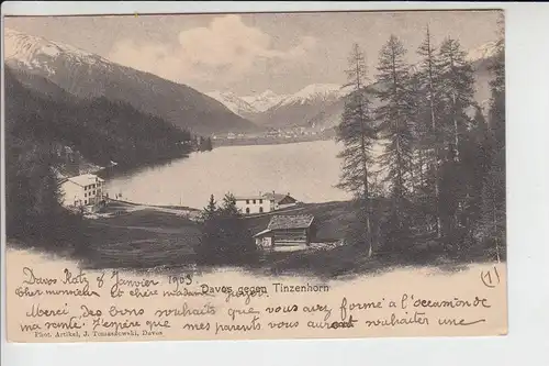 CH 7260 DAVOS gegen Tinzenhorn 1903