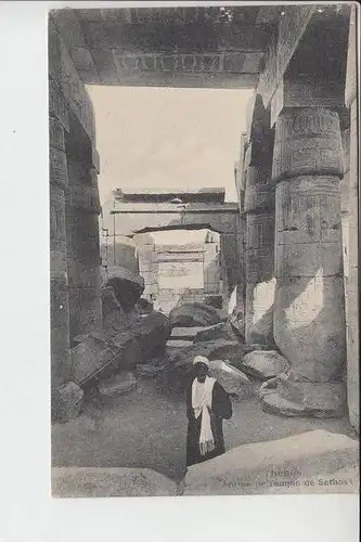 EGYPT- THEBES - L'Entree de Temple de Sethos