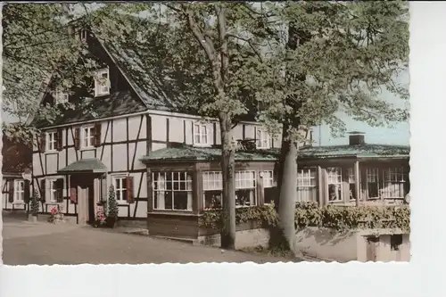 5067 KÜRTEN, Gasthaus Broich "Zum musikalischen Wirt" 1964, kl., Nadelloch