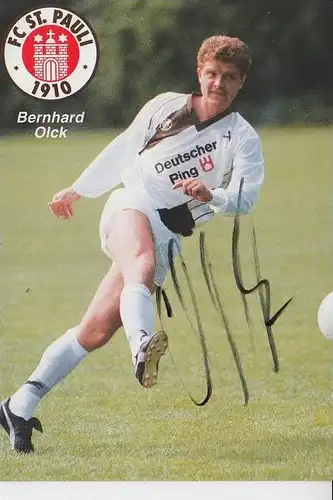 SPORT - FUSSBALL - FC ST. PAULI - BERNHARD OLCK - Autogramm
