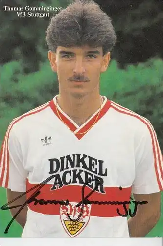 SPORT - FUSSBALL - VfB STUTTGART - THOMAS GOMMINGINGER - Autogramm