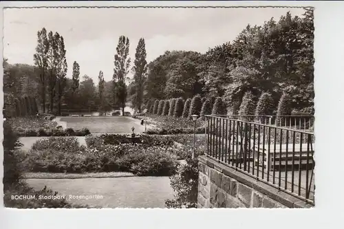 4630 BOCHUM, Stadtpark, Rosengarten 1964