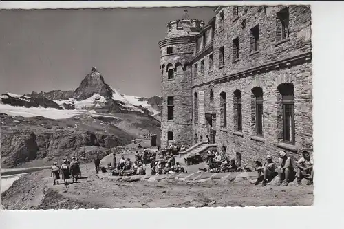 CH 3920 ZERMATT VS, Hotel Gornergrat mit Matterhorn, 1957