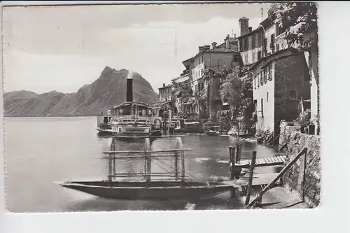 CH 6900 LUGANO - GANDRIA TI, Schiffsanleger 1956