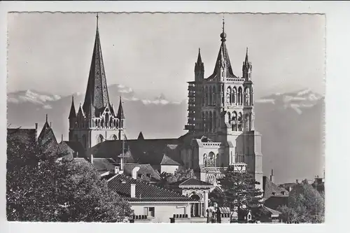 CH 1000 LAUSANNE VD, Le Cathedrale & Les Alpes, 1965