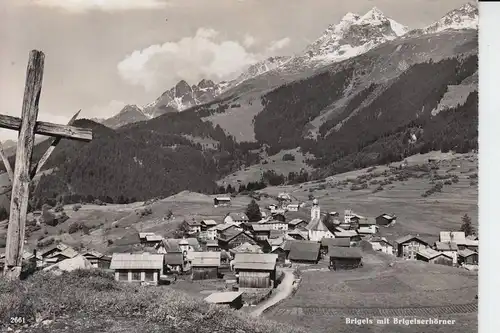 CH 7165 BRIGELS, Ortsansicht 1952