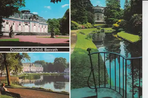 4000 DÜSSELDORF - BENRATH, Schloss Benrath, Mehrbildkarte