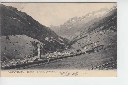CH 6780 AIROLO, Bedrettothal, 1905